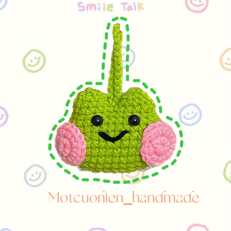 🐸 móc khóa ếch len handmade