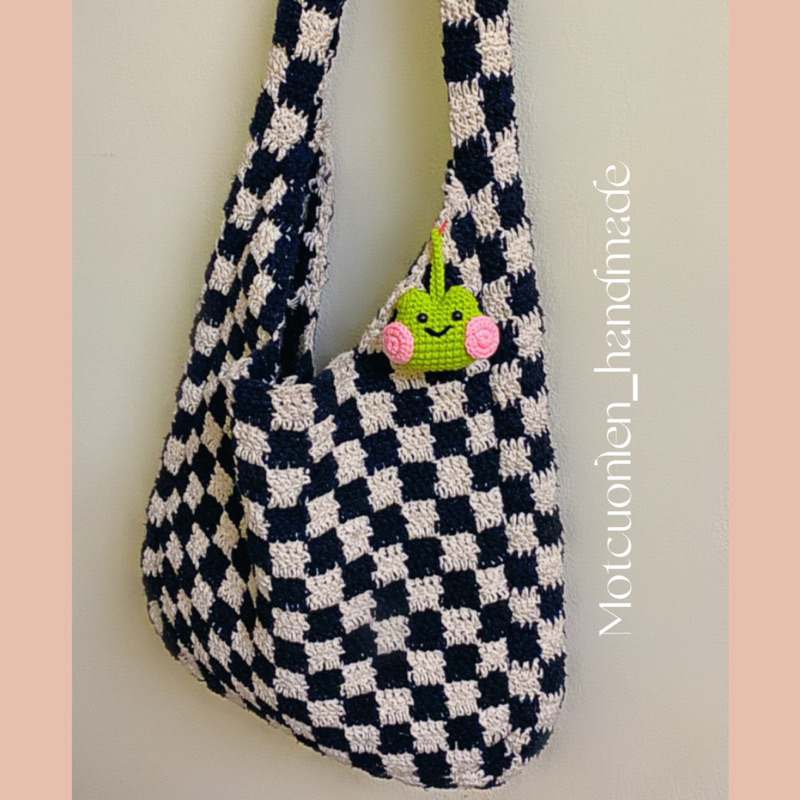 🐸 móc khóa ếch len handmade