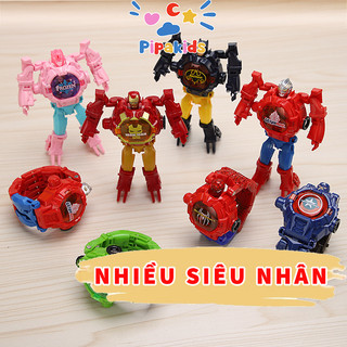 Đồng hồ siêu nhân biến hình robot nhiều mẫu cho bé trai và bé gái