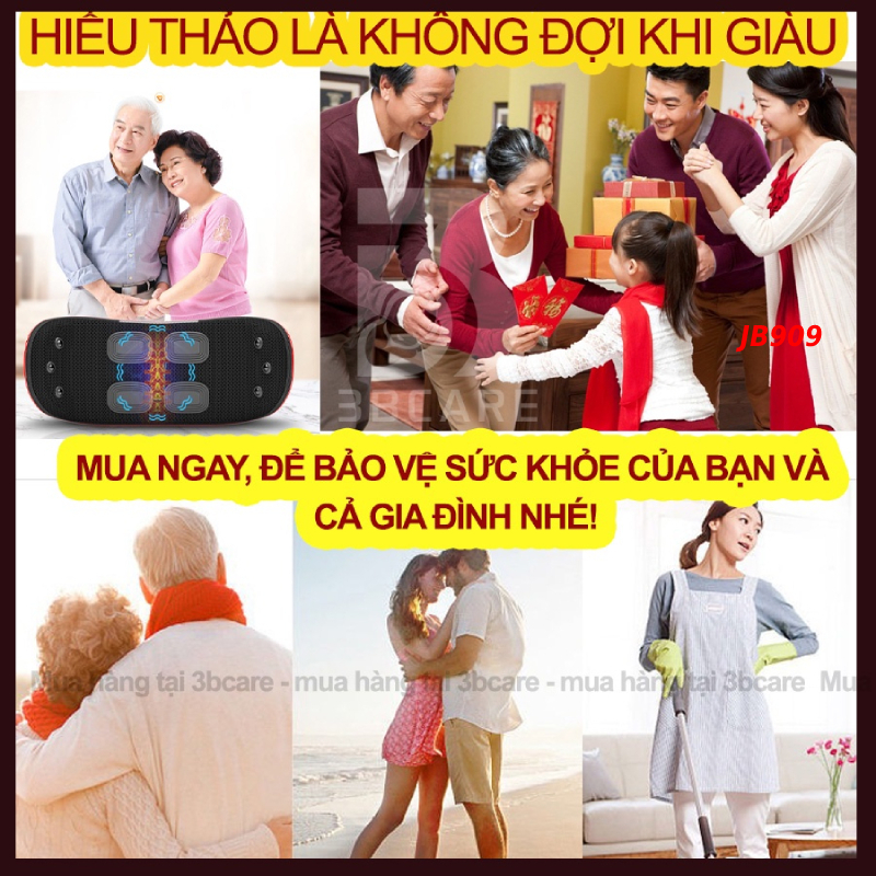 Máy đệm gối massage lưng cổ vai gáy, đệm máy massage lưng da năng dành cho người thoát vị địa đệm thoái hóa cột sống