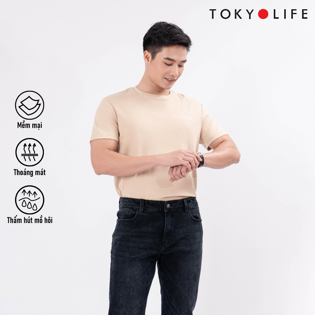 Áo T-Shirt NAM cổ tròn dáng suông TOKYOLIFE C7TSH512M