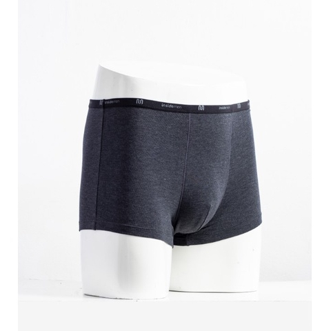 Quần lót nam boxer INSIDEMEN vải cotton cao cấp mềm mịn thông thoáng an toàn cho da IBX009