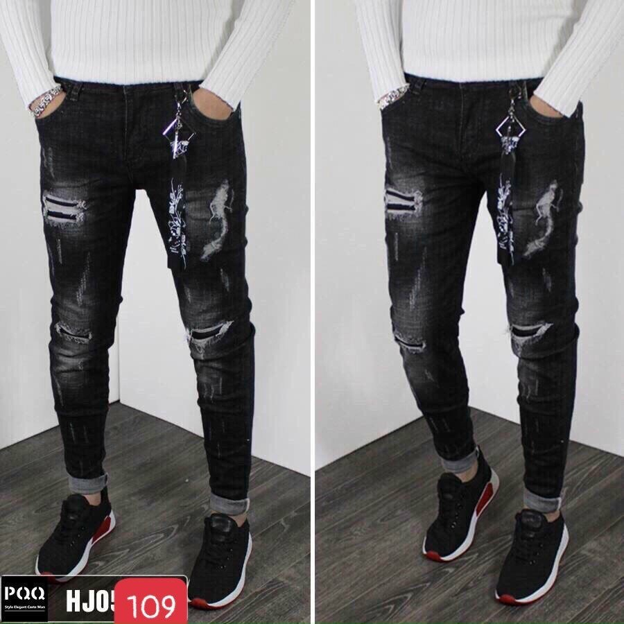 Quần jean nam chất bò co giãn, quần bò nam nhiều mẫu giá rẻ PN ms33