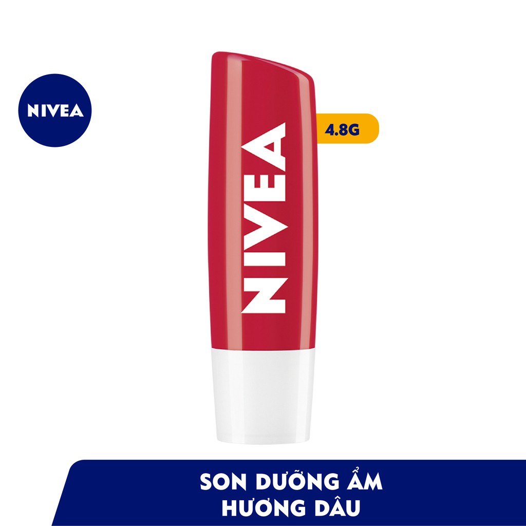 Son Dưỡng NIVEA Strawberry Shine Sắc Đỏ Dâu Tây (4.8 g) - 85083