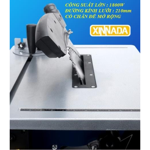Máy Cưa Gỗ Bàn Mini XINNADA T2- Công suất 1800W-Hàng chính hãng-Bảo hành 12 tháng