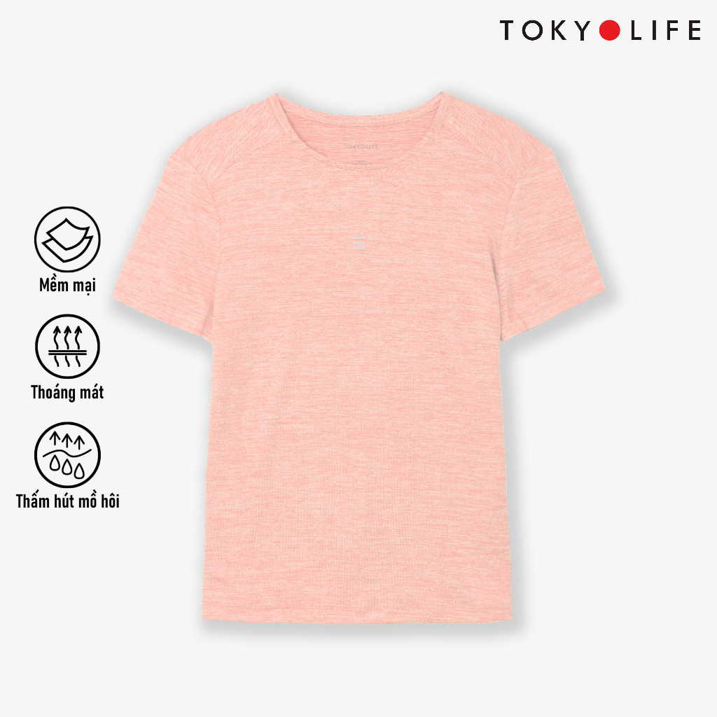 Áo T-Shirt NỮ cổ tròn dáng suông TOKYOLIFE C9TSH510M