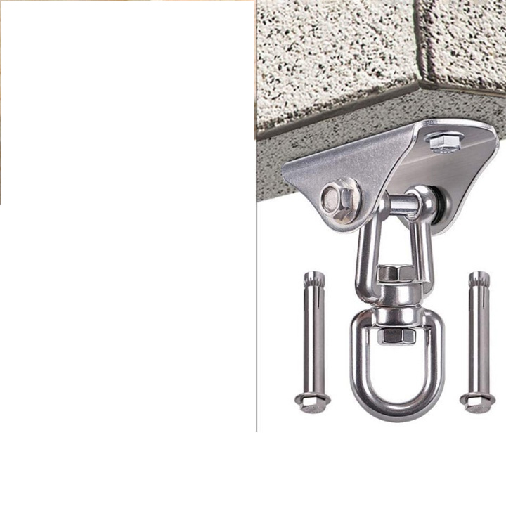 Móc treo xích đu, treo ghế đu Móc Treo Cố Định Đĩa Ghế Bộ móc treo xoay 360 độ treo võng yoga