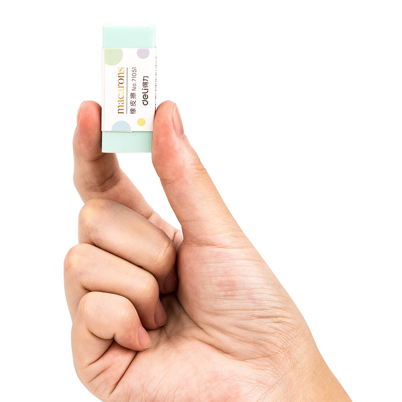 Gôm tẩy Deli Macrarons tẩy sạch không bụi mã 71051 màu ngẫu nhiên