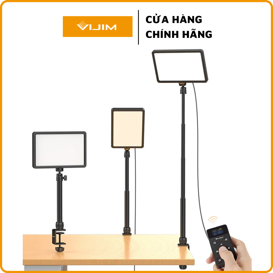 VIJIM K12 - Bộ Đèn LED Giá Đỡ Và Điều Khiển Từ Xa Thông Minh