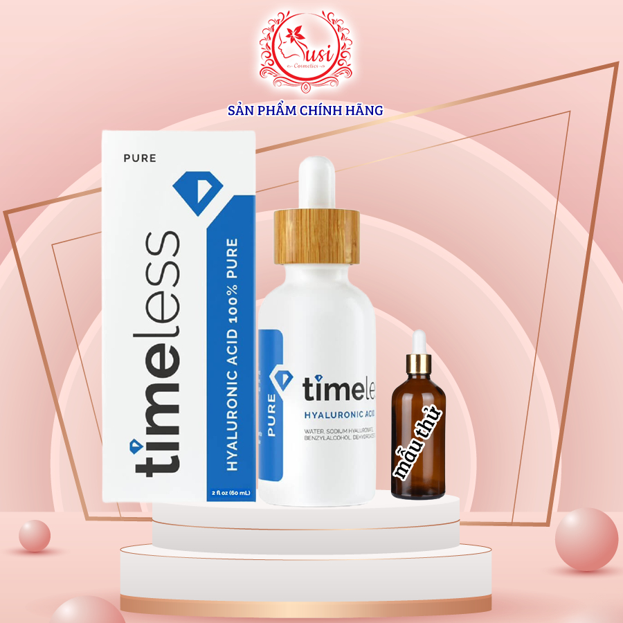 Tinh Chất Dưỡng Ẩm Timeless Hyaluronic Acid 100% Pure Serum