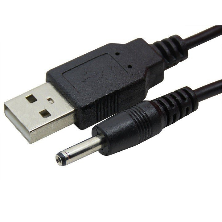 CÁP NGUỒN SẠC LOA, TIVIBOX, QUAT, ĐÈN NĂNG LƯỢNG CỔNG USB đầu 3.5*1.1mm , 5.5*2.1mm - DIY1088.1089