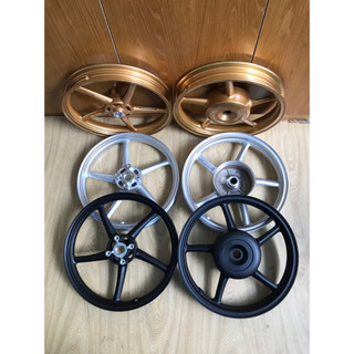 Mâm vành đúc 5 cây kiểu rcb honda airblade 2008-2019 vision và vario click ab 2020 ráp lên zin theo xe không chế cháo
