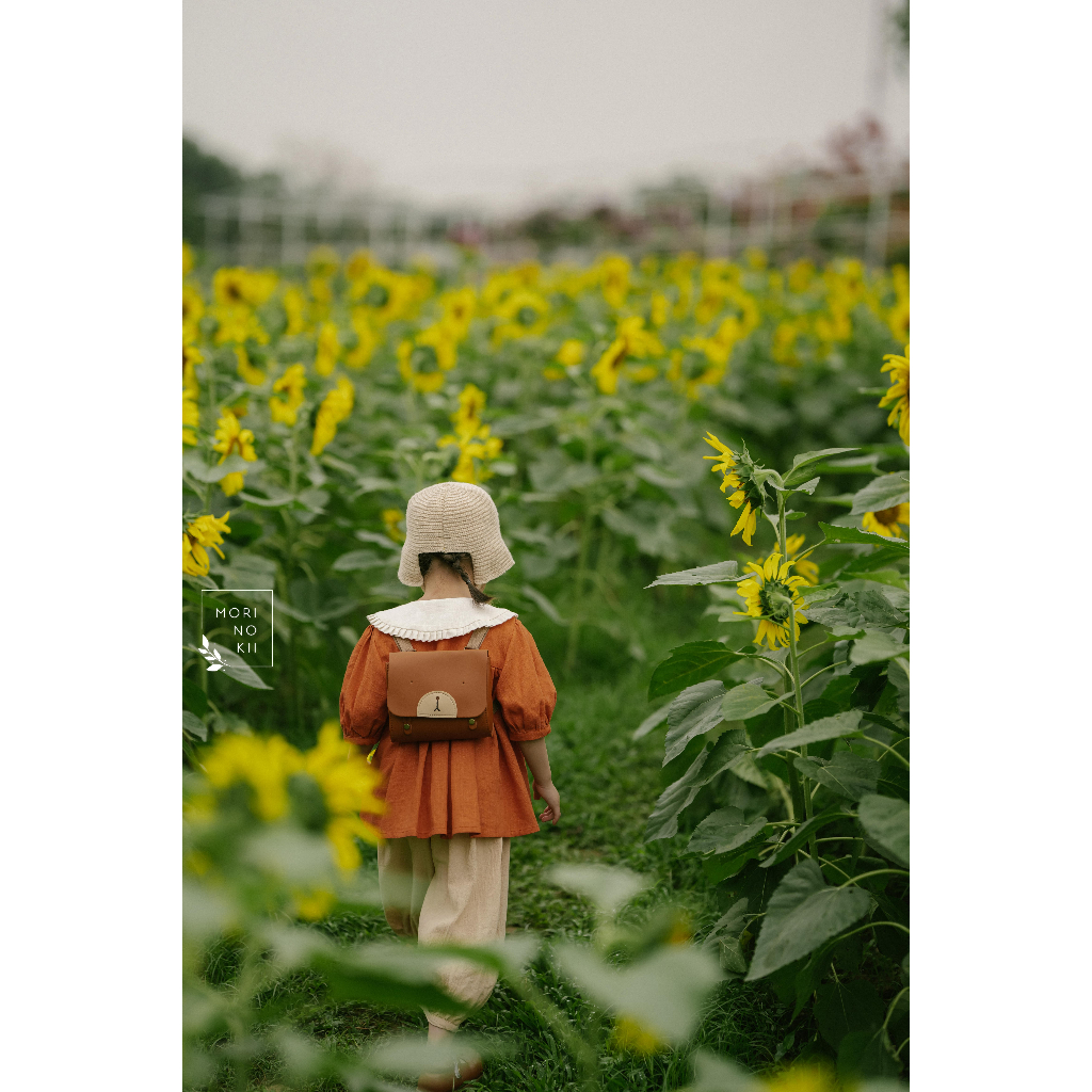 Áo sơ mi thêu hoa thủ công bé gái 7-25kg | Kiyo-chan by Morinokii