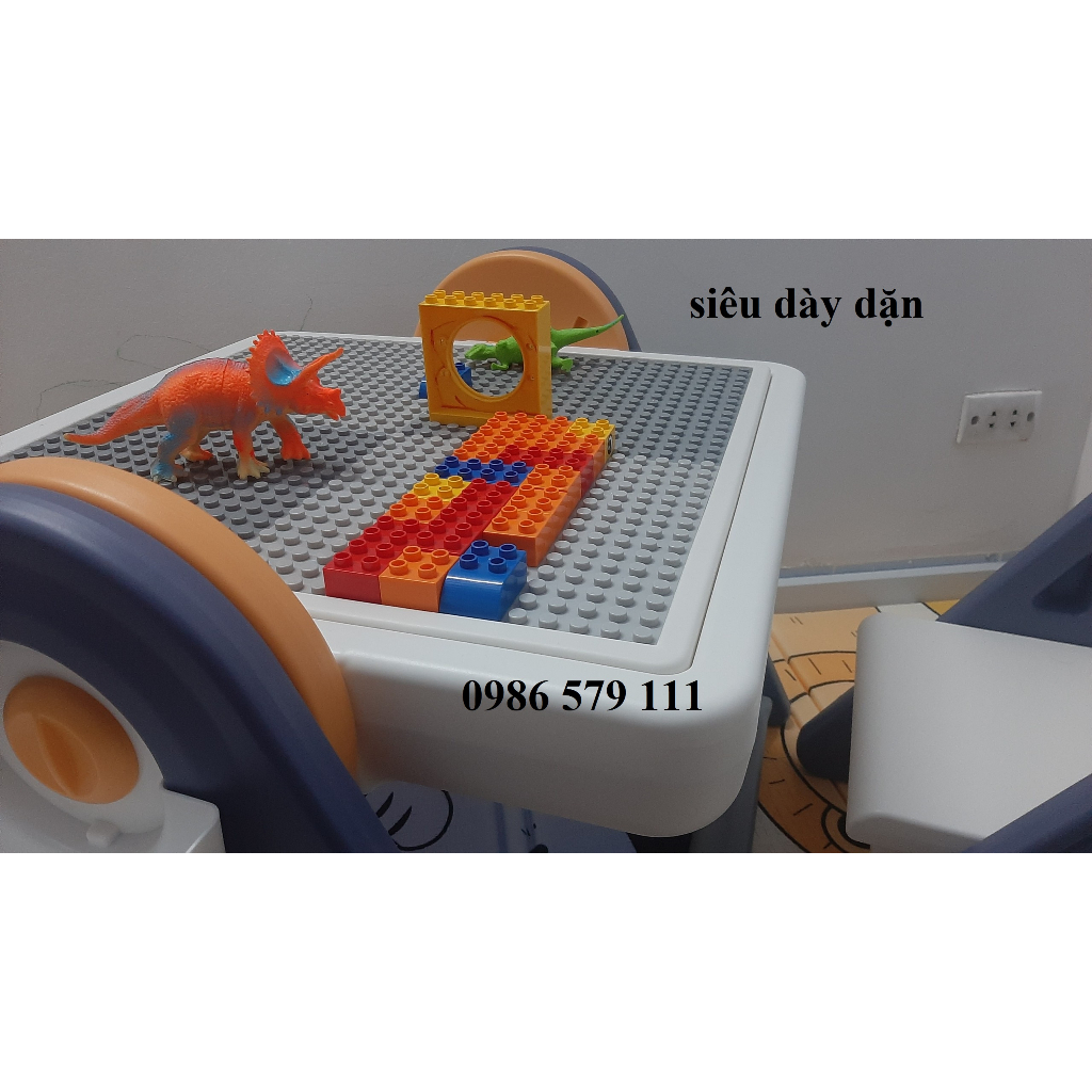 Bàn + bảng và ne-go  siêu xịn, bàn học thông minh nhiều chức năng cho bé zj1