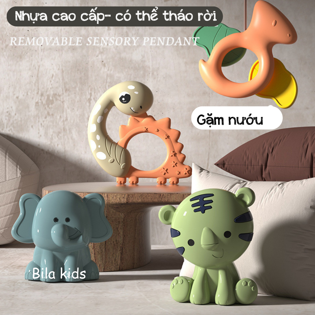 Thảm nhạc cho bé sơ sinh kiêm xe tập đi 3IN1có nhạc đàn piano, bé nằm nghe nhạc phát triển thính giác BILA KIDS