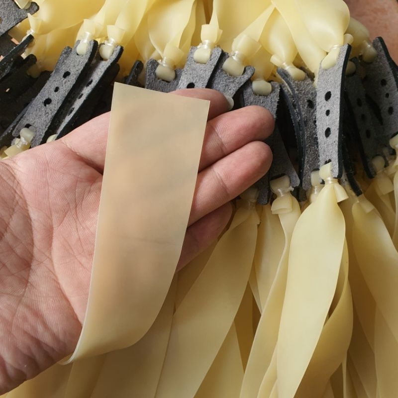 Thun víp 10 latex màu trắng1.2mm bản 40-20-220cm dành chế đồ vật yêu thích