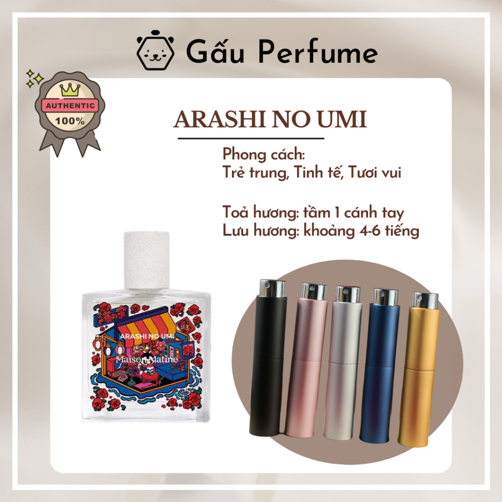 Mẫu thử Arashi No Umi 10ML chính hãng