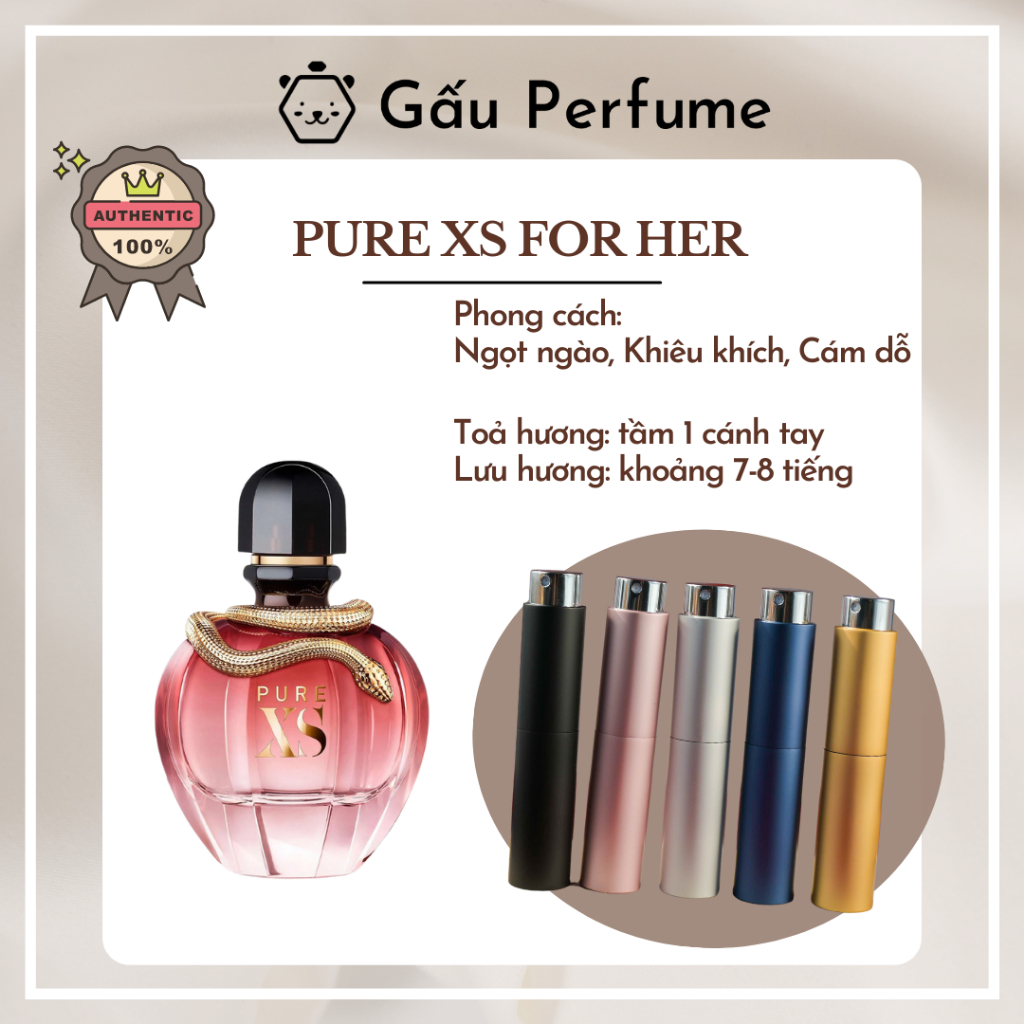 Mẫu thử Pure XS For Her 10ML chính hãng