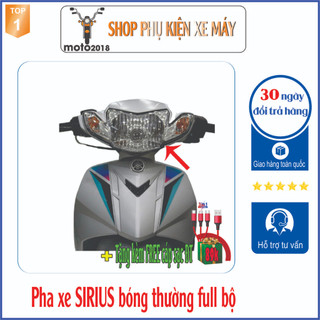 Cụm pha đèn dành cho xe sirius đời 2006 đến 2018 pha đèn xe máy sirius - m423 -