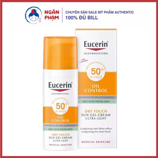 Kem Chống Nắng Kiểm Soát Dầu Eucerin Oil Control SPF 50+