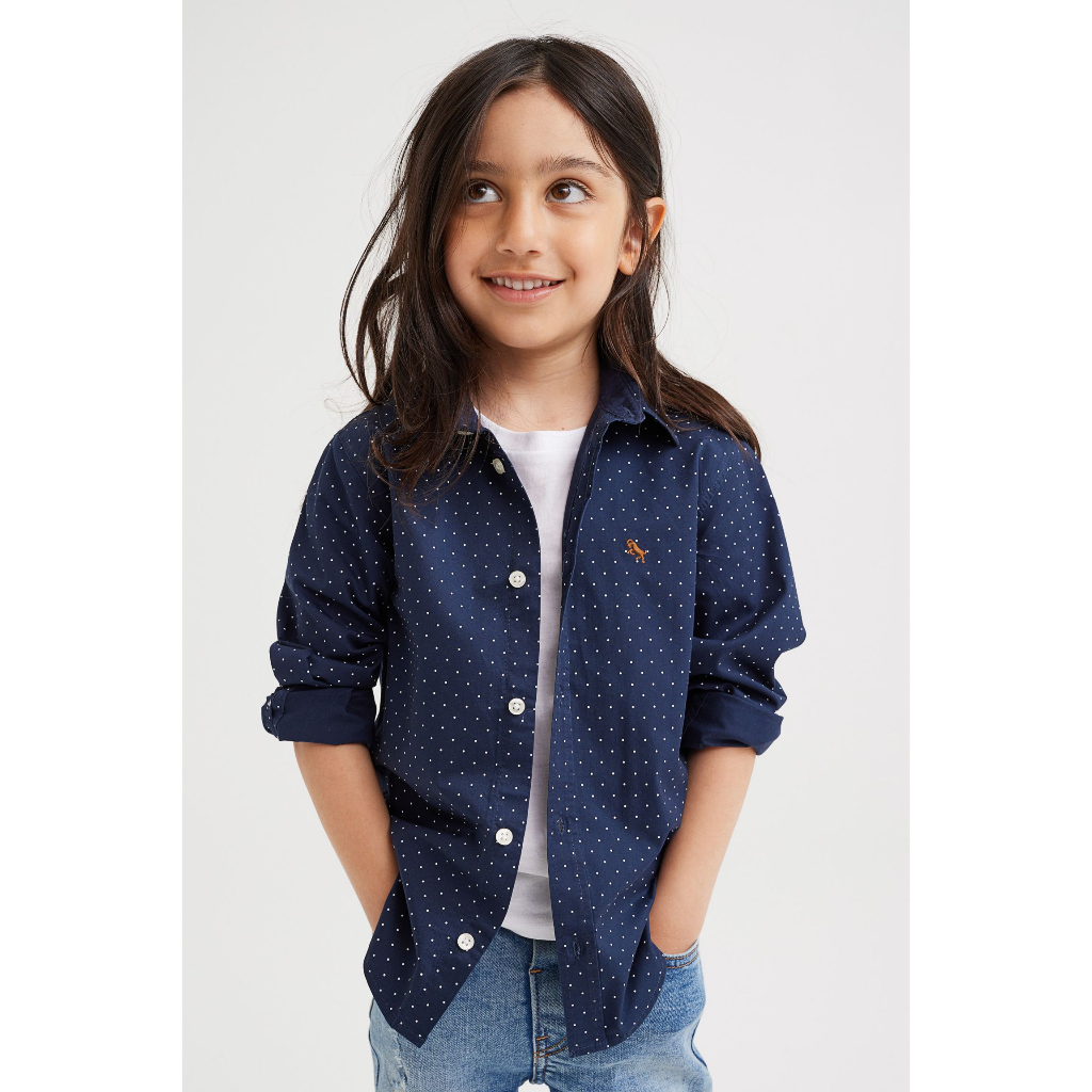 Áo sơ mi cotton bé trai H&M chuẩn Authentic