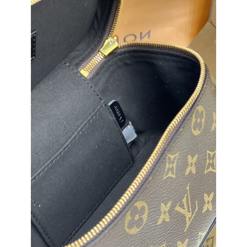 Túi xách nữ cao cấp LV Vanity hàng Super Vip da thật tay cầm làm theo chuẩn hịn sz19cm kèm khăn turban