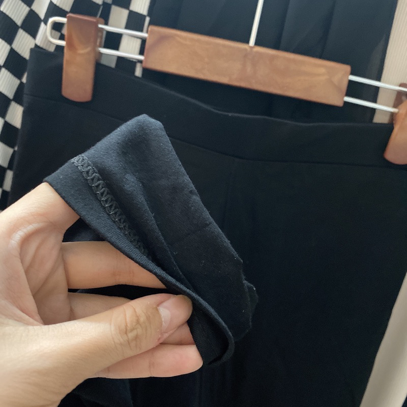 khui bom hè đẹp thêu tag FEN.DI Quần legging ôm dáng Hàn Quốc thời trang cho nữ tregging