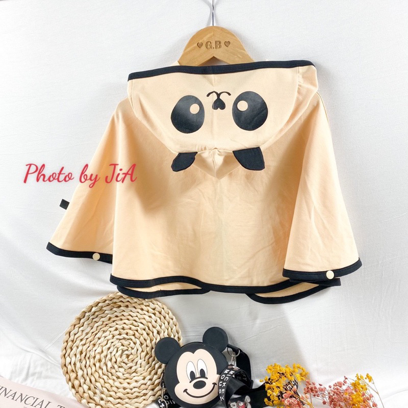 áo choàng cho bé cotton mềm mát 3-15kg