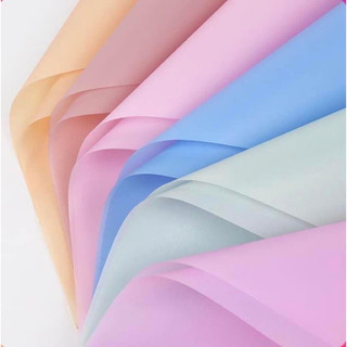 Giấy bóng mờ trơn gói hoa 58*58cm