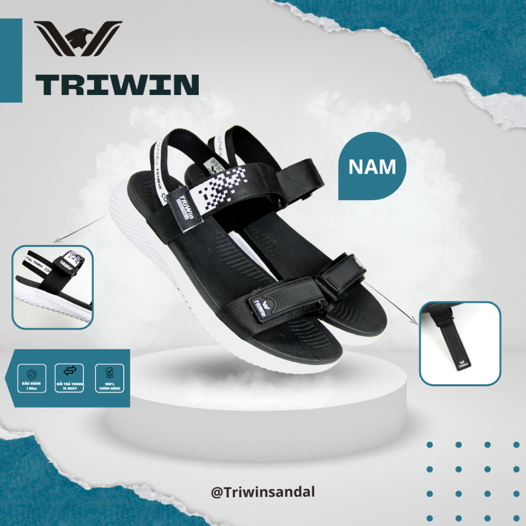 Sandal nam - TRiWin quai dù VNXK (Mẫu 2023)(SW22-6)