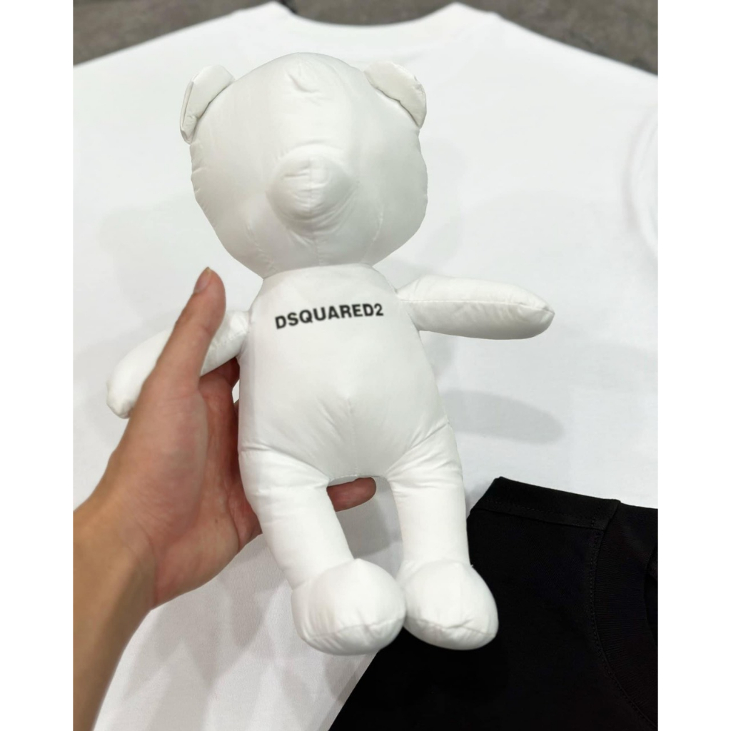 Áo Phông DSQ Nam Nữ Tag Gấu To Siêu Đẹp - Áo Thun DSQ Nam Nữ Vải Cotton Cao Cấp