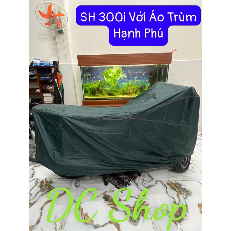 ÁO TRÙM XE MÁY -BẠT TRÙM XE MÁY VẢI DÙ CAO CẤP SIZE TO