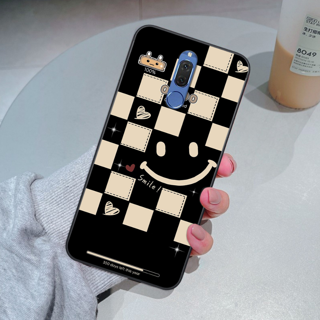 Ốp Huawei Nova 2i hình caro đen trắng siêu xinh, cá tính