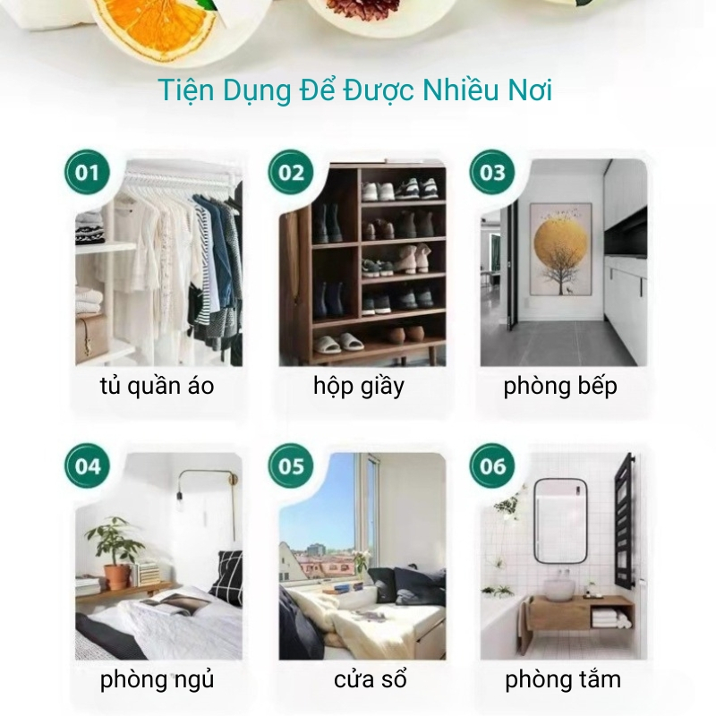 Sáp Thơm Treo, Sáp Thơm Nước Hoa Khô Treo Tủ Quần Áo Khử Mùi Ẩm Mốc, Khử Mùi Không Khí Cho Không Gian Nhà Thơm Mát