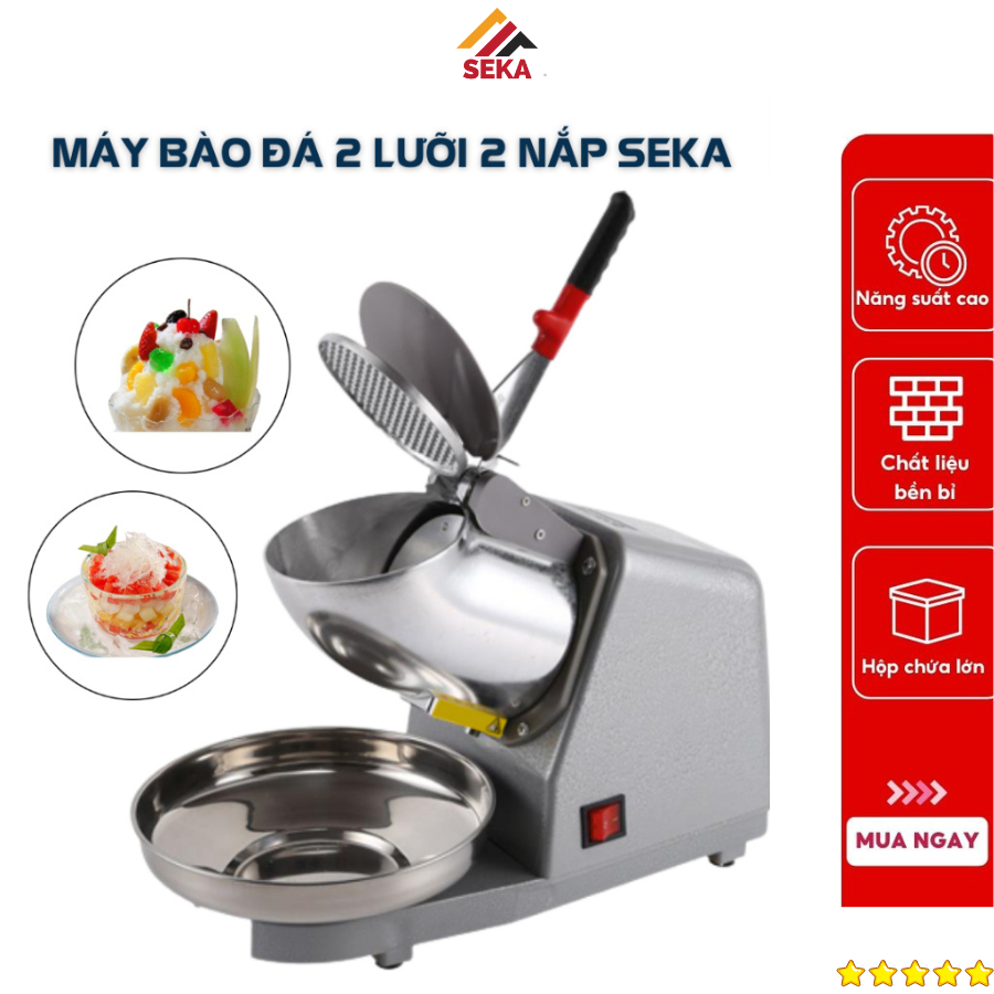 MÁY BÀO ĐÁ TUYẾT SEKA 2 LƯỠI SIÊU TIỆN LỢI SALE SỐC.