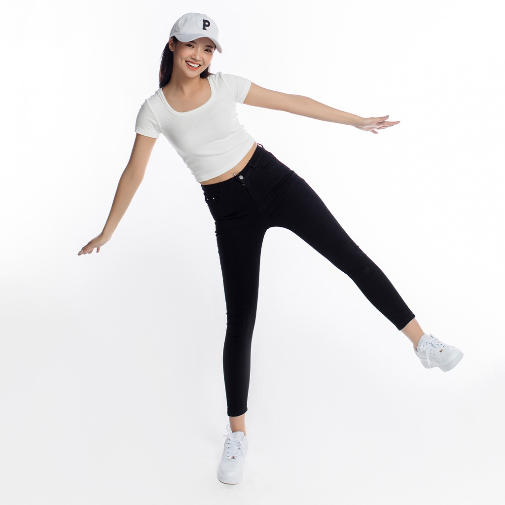 Quần skinny jean nữ lưng cao siêu co giãn SK03 - La’coba