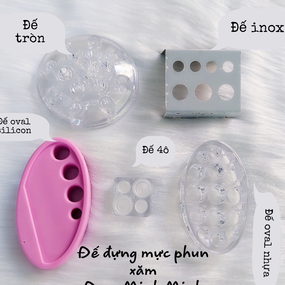 Đế Đựng Mực (đế silicoll), Đế Mực Phun Xăm, Đế Mica, Đế Silicon, DCPX TRUONGPHAN