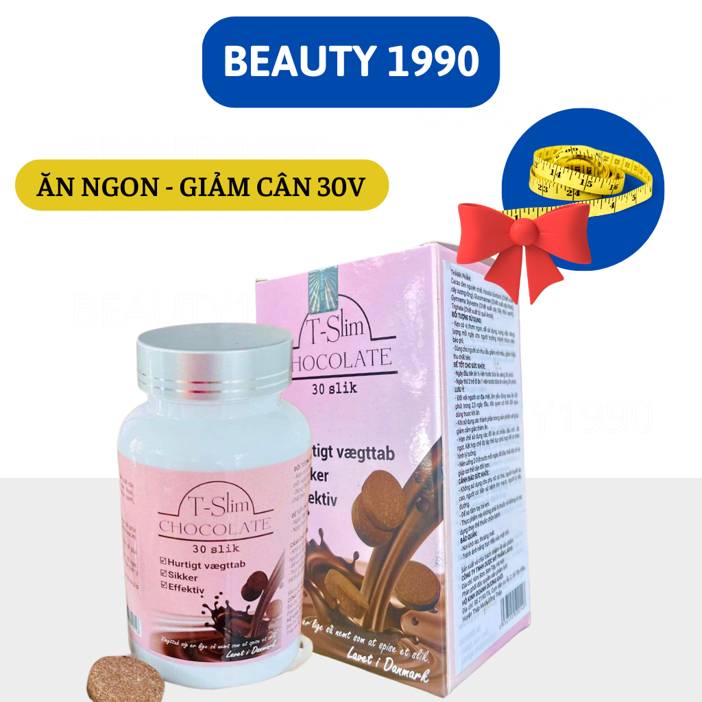 Socola Giảm Cân T Slim Giảm Mỡ Hiệu Quả Không Gây Mệt Mỏi Hộp 30 Viên