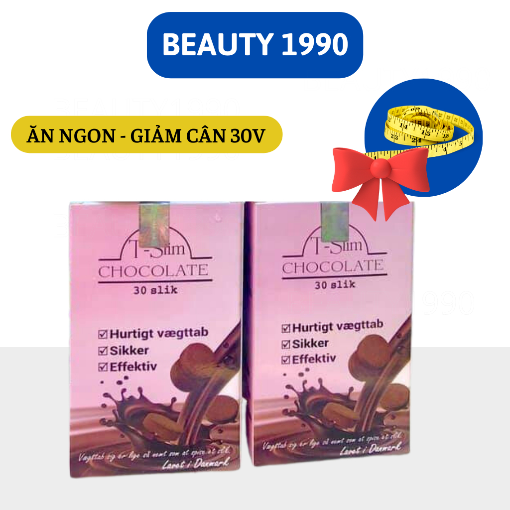 Socola Giảm Cân T Slim Đào Thải Mỡ Nhanh Chính Hãng 30 Viên Mẫu Mới Nhất
