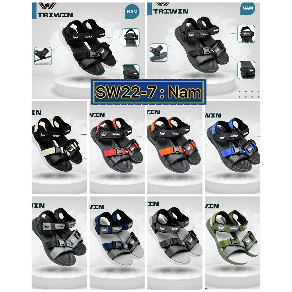 Sandal nam - TRiWin quai dù VNXK