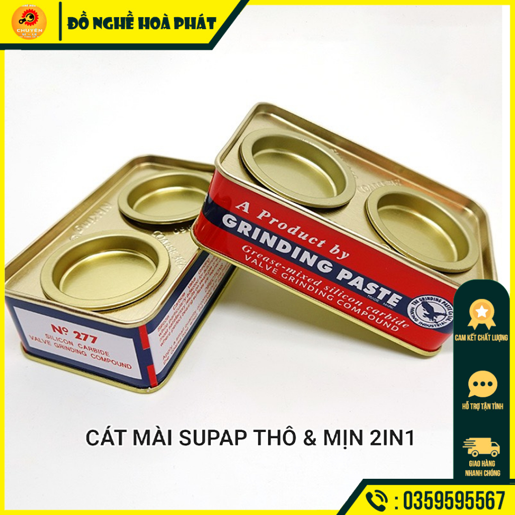 Cát mài Supap Thô & Mịn 2in1.Sửa supap xe máy hiệu quả