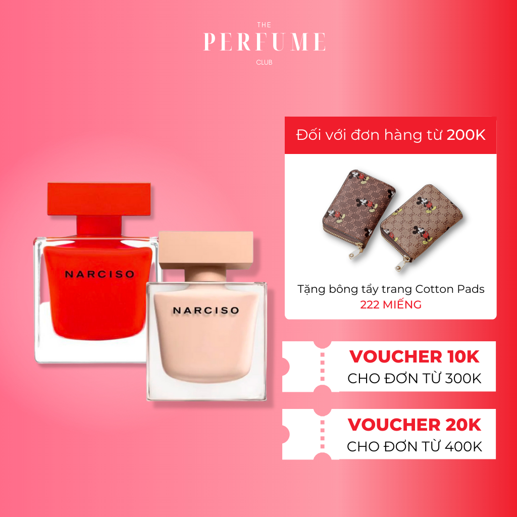 Nước hoa Narciso Hồng lùn Poud​ree EDP 90ml - Dầu thơm xạ hương đầy sang trọng