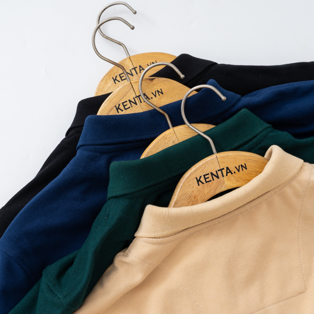 Áo Thun Polo Nam Trơn 4 màu, vải cotton mịn đẹp, thoáng mát KENTA ATP1035