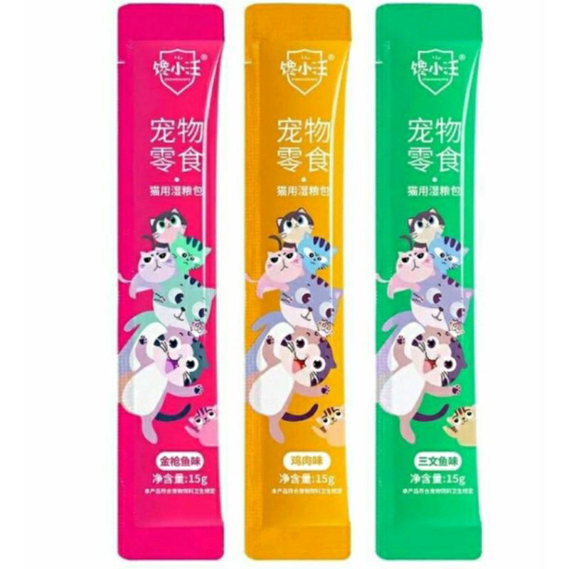 COMBO 100 thanh súp thưởng cho mèo xiaowang date lỗi