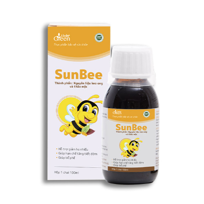 Siro ho KEO ONG đậm đặc SunBee 100ml giảm ho, loãng đờm cho bé