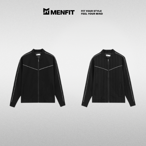Áo khoác thun nam basic MENFIT 2209036 chất vải cao cấp, dày dặn, form chuẩn tôn dáng