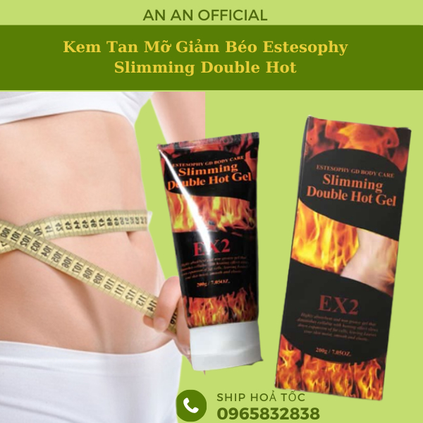 Kem Tan Mỡ Giảm Béo Estesophy Slimming Double Hot, Gel nóng Estesophy 200g