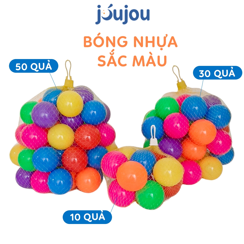 Quả bóng sắc màu đường kính 7cm cho bé trai bé gái vui chơi cùng bể bơi phao trong những ngày hè