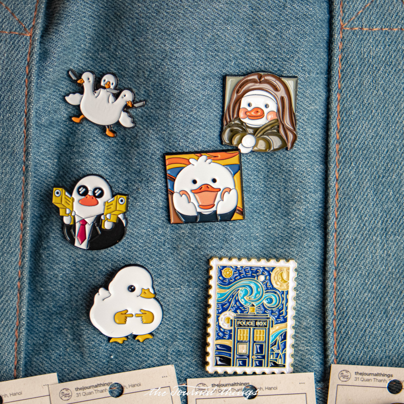 Ghim Cài Áo Hình Vịt Đáng Yêu Vui Nhộn