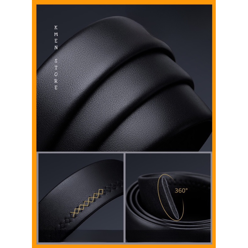 Thắt lưng nam thời trang chất da cao cấp WILLIAM POLO - Dây nịt chất da bò cho Nam hàng cao cấp